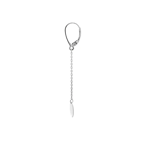 White Gold dangle earrings