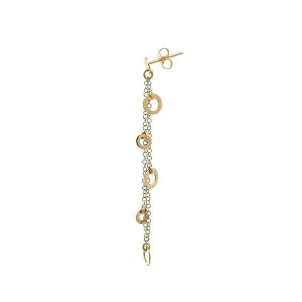 Gold dangle earrings