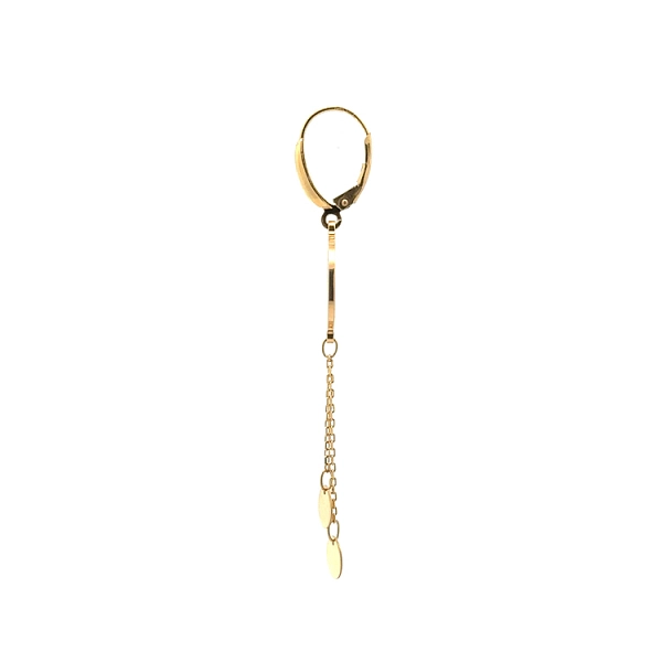 Gold dangle earrings