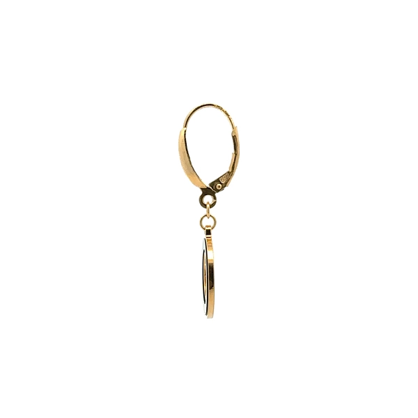 Gold dangle earrings