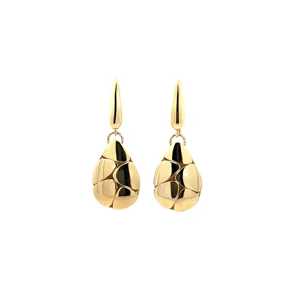 Gold dangle earrings