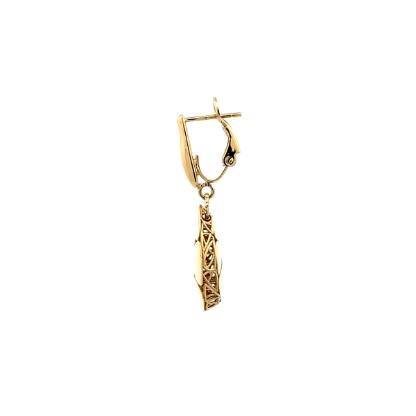 Gold dangle earrings