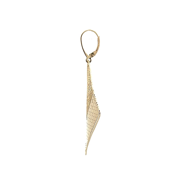 Gold dangle earrings