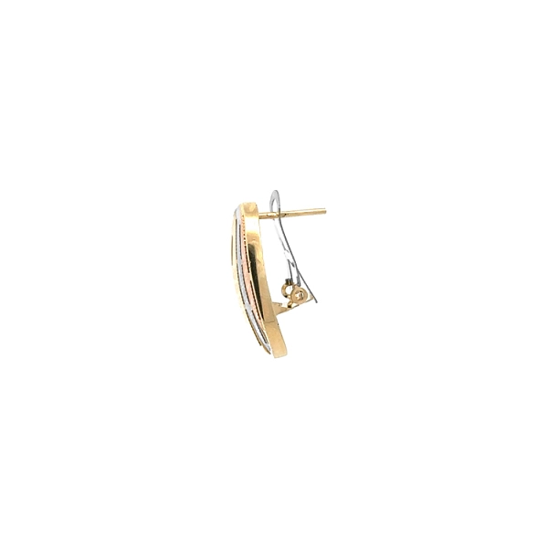 Gold Earrings made of Combination Gold