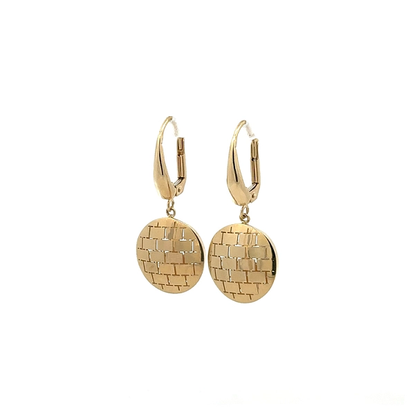 Gold dangle earrings