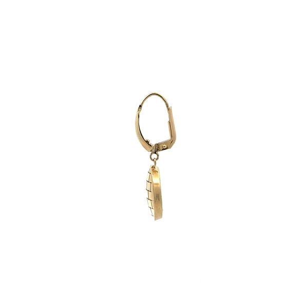 Gold dangle earrings