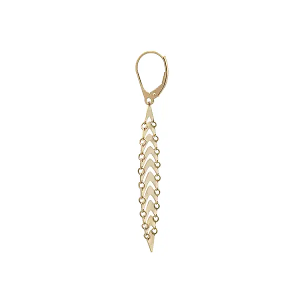 Gold dangle earrings