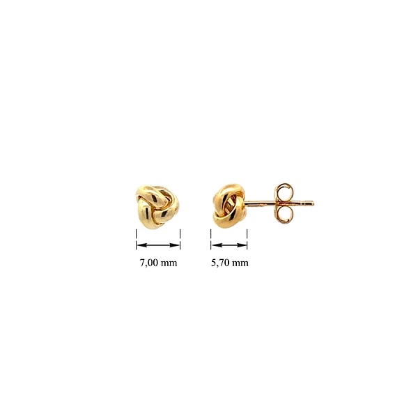 Gold Peck Earrings