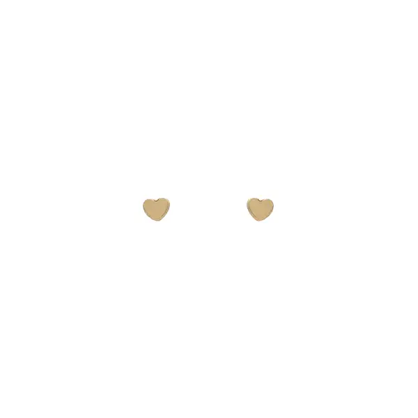 Gold Pecky Earrings Hearts