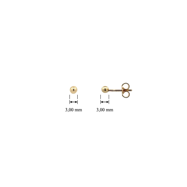 Gold Peck Earrings
