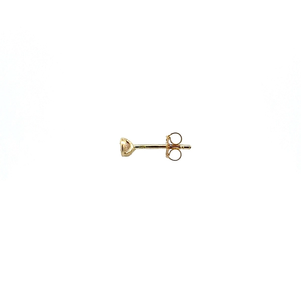 Gold Pecky Earrings with Zircones