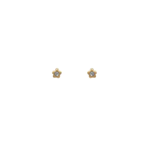 Gold Earrings Earrings with rhinestones