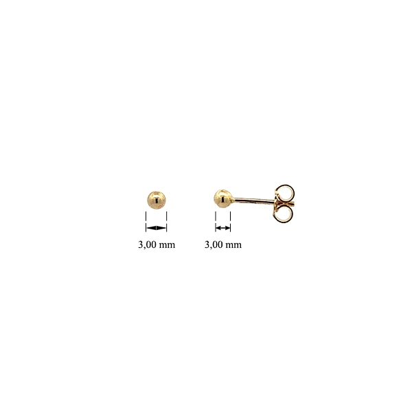 Gold Peck Earrings