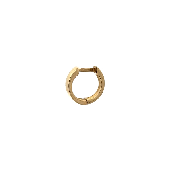 Gold Round Earrings