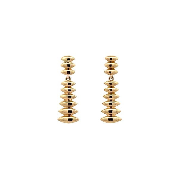 Gold dangle earrings