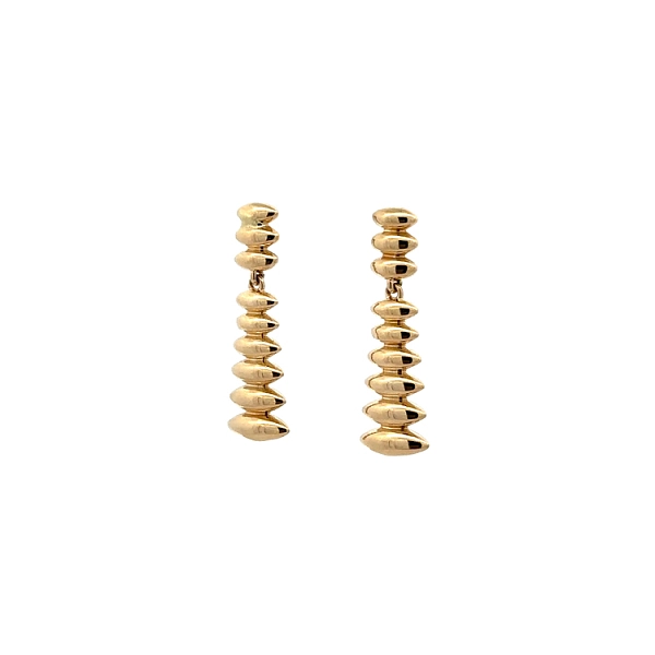 Gold dangle earrings