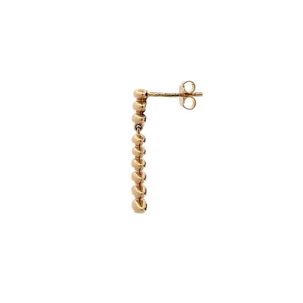 Gold dangle earrings