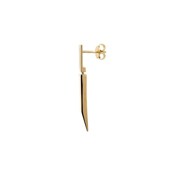 Gold dangle earrings