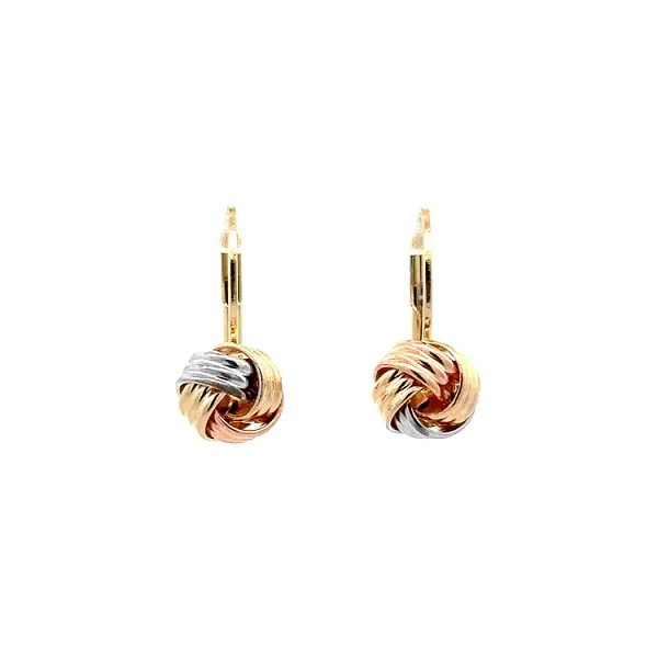 Earrings made of Combination Gold