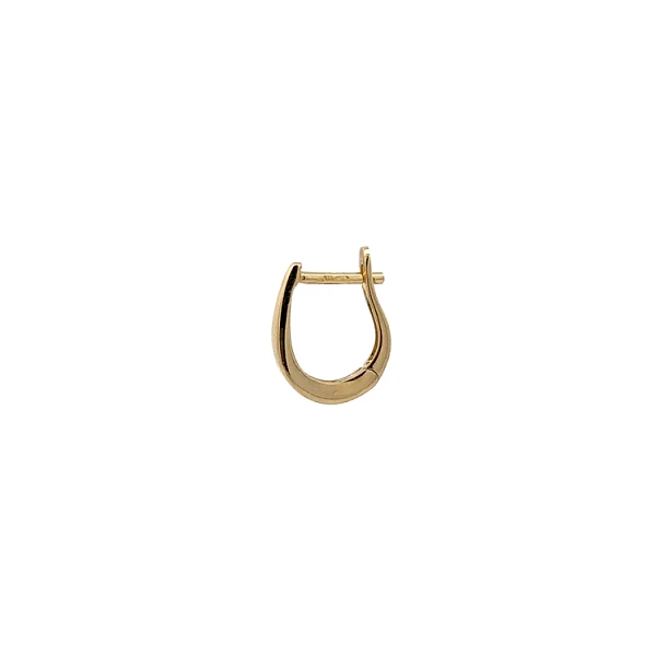 Gold Round Earrings
