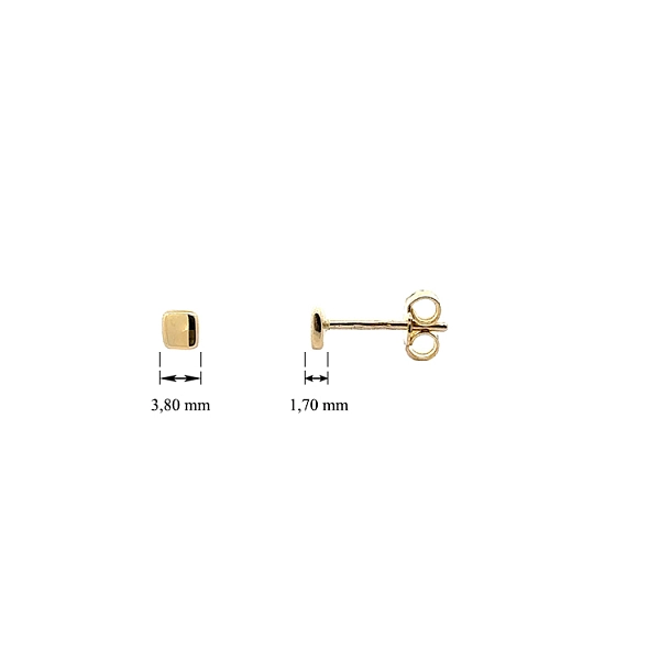 Gold Peck Earrings