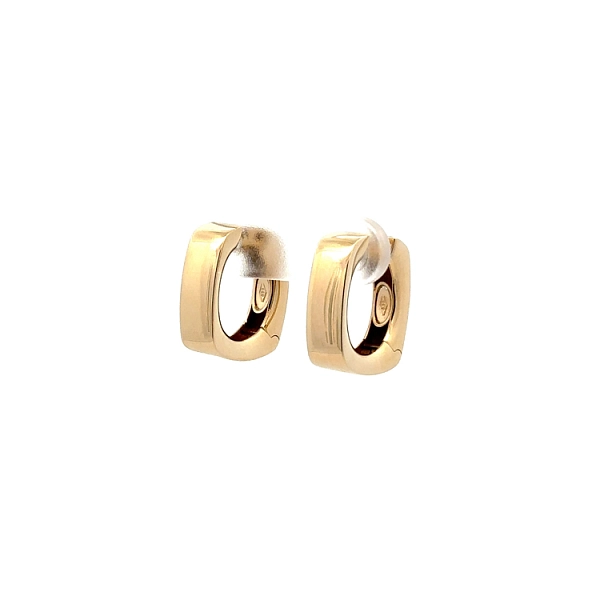 Elegant Round Earrings with Smooth Shine