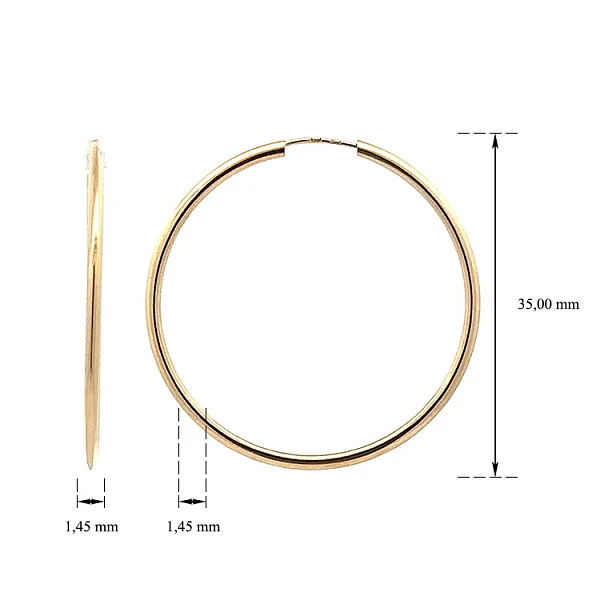 Timeless Yellow Gold Rings with Smooth Surface