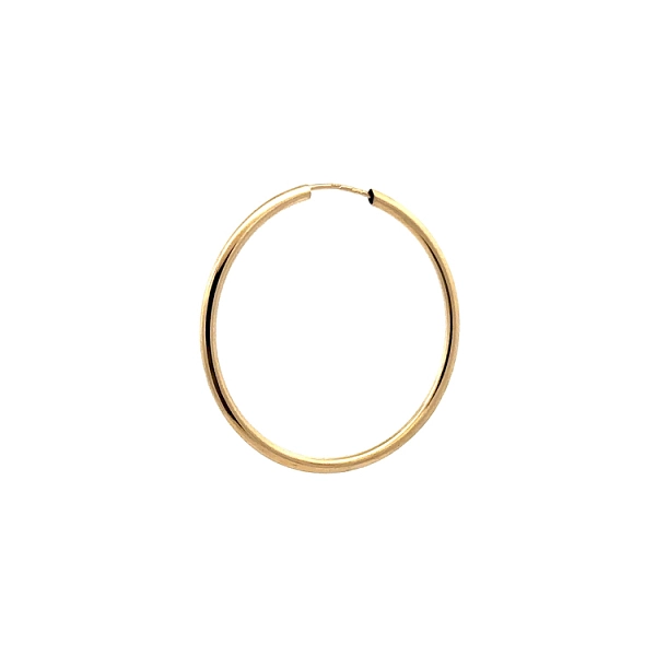 Simple Round Earrings - Yellow Gold Perfection