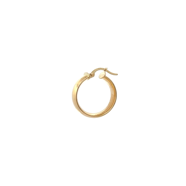 Gold Round Earrings