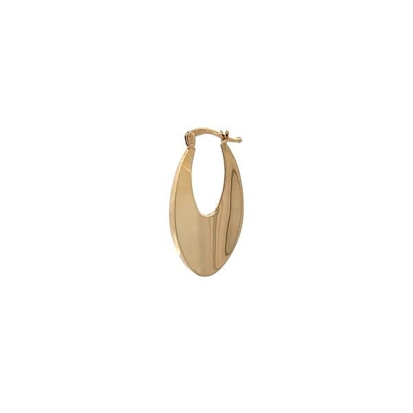 Gold Round Earrings
