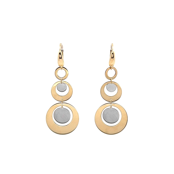 Earrings made of Combination Gold