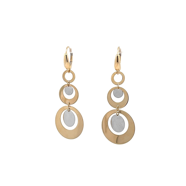 Earrings made of Combination Gold