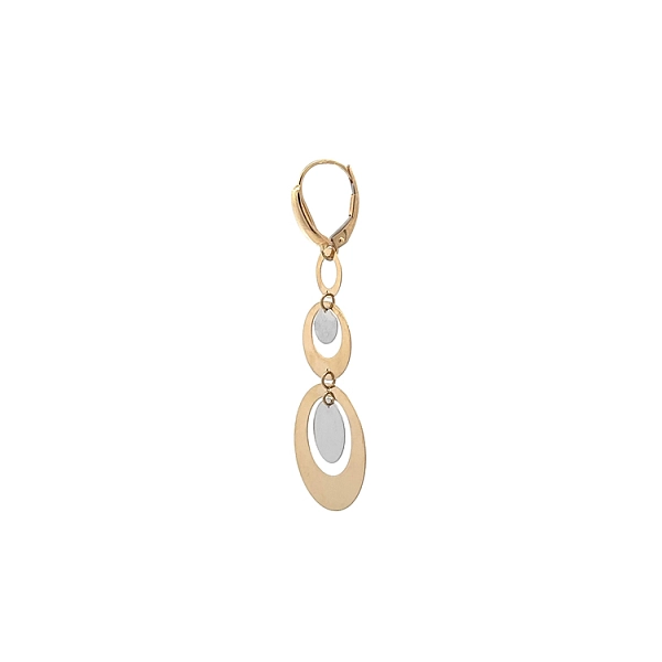 Earrings made of Combination Gold