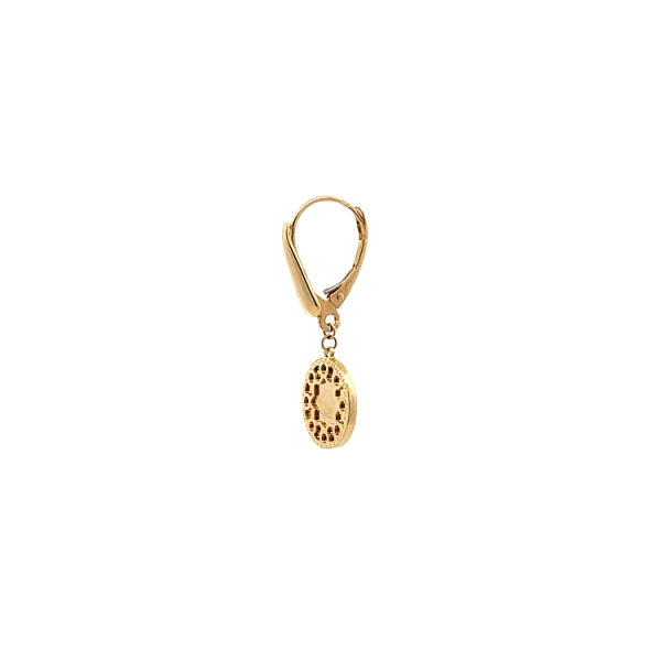 Gold dangle earrings