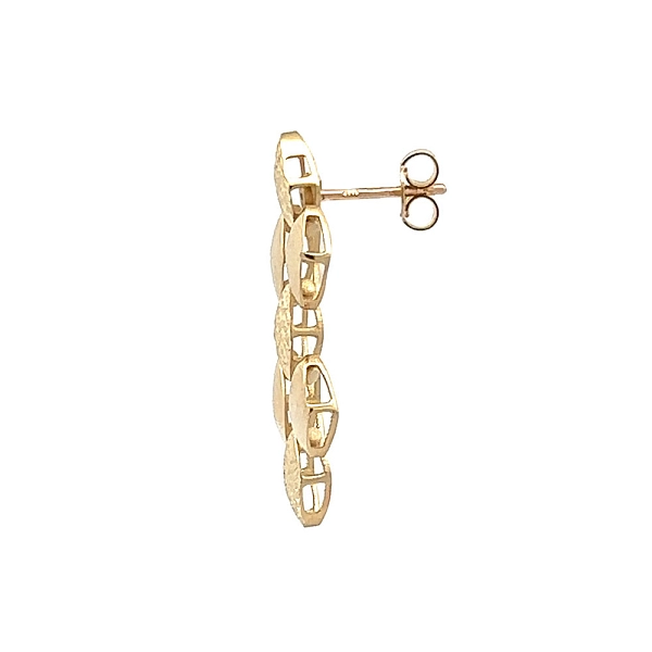 Gold dangle earrings