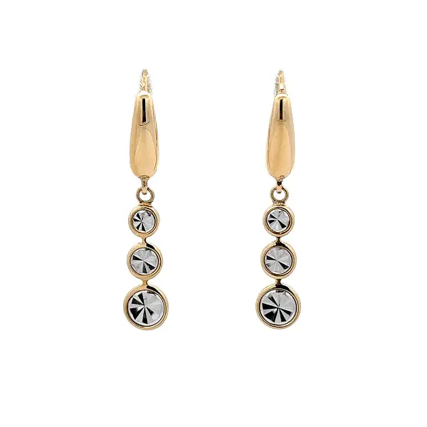 Earrings made of Combination Gold