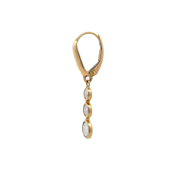 Earrings made of Combination Gold