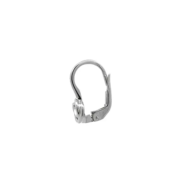 Earrings with White Gold Zircons