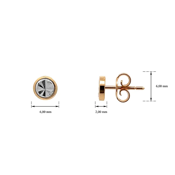 Combination Gold Earrings