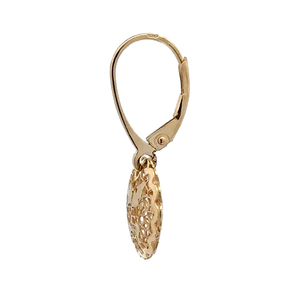 Gold dangle earrings