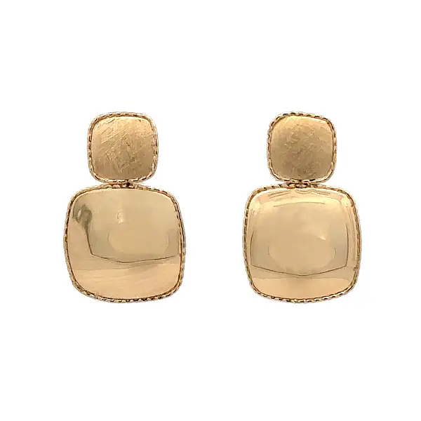 Earrings made of Combination Gold