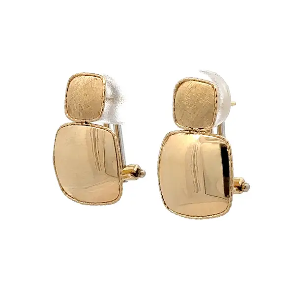 Earrings made of Combination Gold