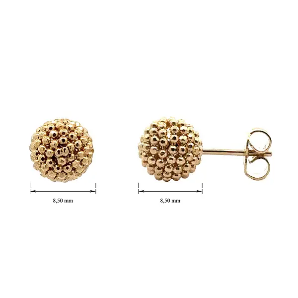Gold Peck Earrings