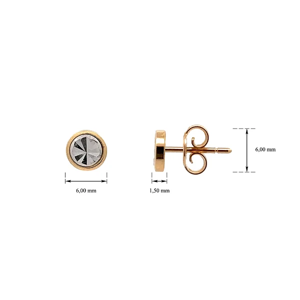 Combination Gold Earrings