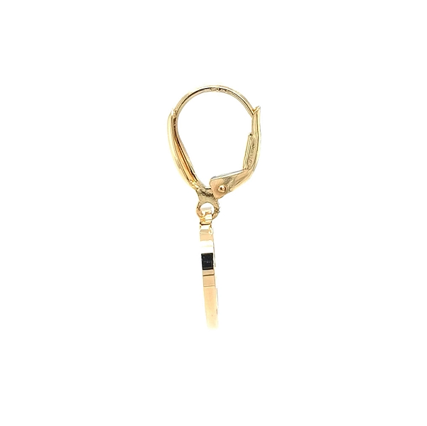 Gold Earrings with Pearl