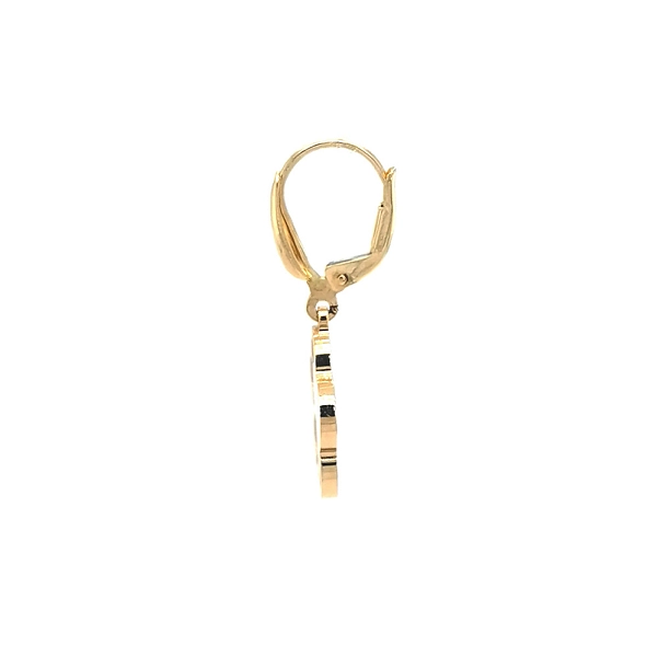 Gold Earrings with Pearl
