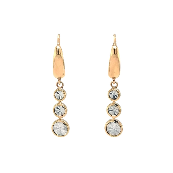 Earrings made of Combination Gold
