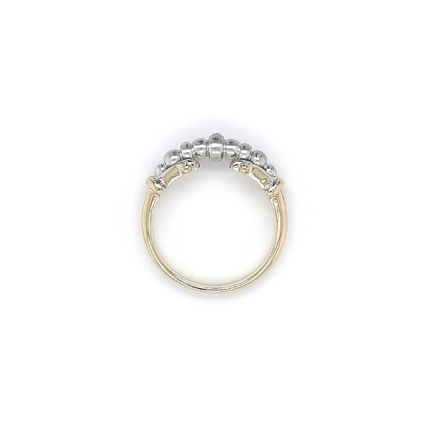 Ring with Zircon made of Combination Gold