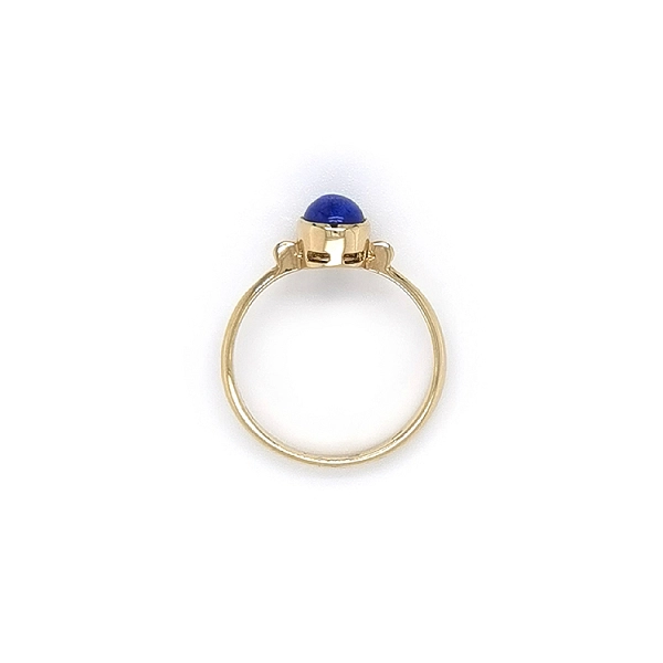 Gold Ring with Lapis Lazuli