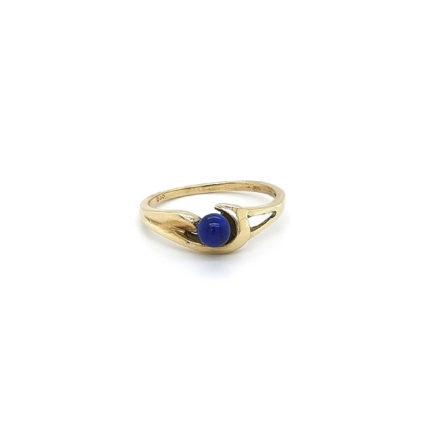 Golden Psrten with Lapis lazuli